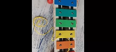 Buy Vintage Fisher Price Pull A Tune Xylophone Collectors Toy  • 8£