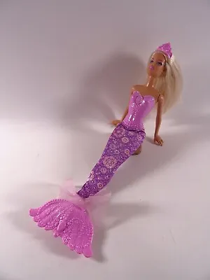 Buy Beautiful Barbie Mermaid Mermaid Mattel X9455 Tail Fin Removable (13461) • 17.45£