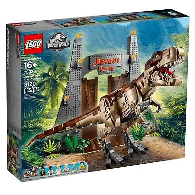 Buy Brand New LEGO Jurassic World Jurassic Park T. Rex Rampage 75936 Retired • 361.93£