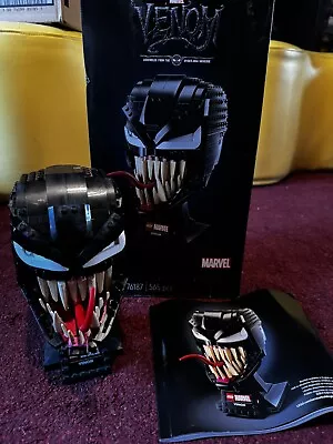 Buy LEGO 76187 Marvel Super Heroes Venom Helmet Head Mask Set • 55£