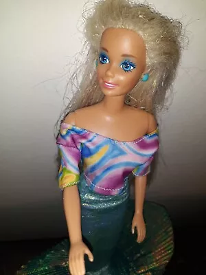 Buy 1991 Barbie  MERMAID  Blue Mermaid, Mattel • 16.44£