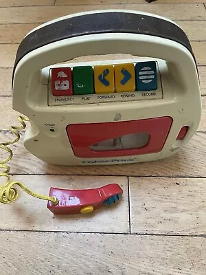 Buy Fisher Price Childrens Cassette Player Recorder Vintage Retro 1992 Spares/repair • 15£