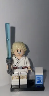 Buy LEGO Star Wars - Minifigure - Luke Skywalker White Robes With Blue Lightsaber • 10£