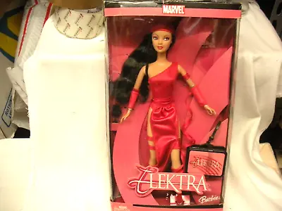 Buy Gorgeous Barbie Elektra Marvel #h1699 2005 Mattel Perfect Never Removed Optim Box • 71.94£