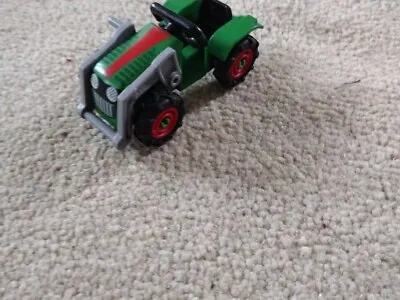Buy Small Tractor Playmobil Muiti Coloured 2014 Farm Missing Front Plow • 4£