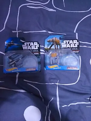 Buy Hot Wheels Star Wars IMPERIAL AT-ACT CARGO WALKER Rogue One And Partisan X Wing • 19.99£