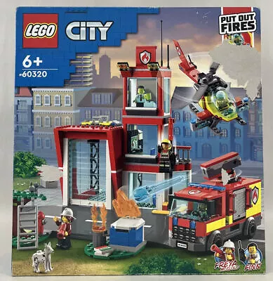 Buy LEGO CITY - City Fire Station (60320) - For Ages 6 And Up, New / Damaged Box • 67.51£