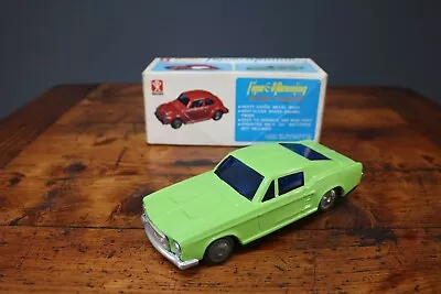 Buy Bandai Ford Mustang Tin Plate Toy Car Battery Boxed Vintage 1960s Japan • 35£