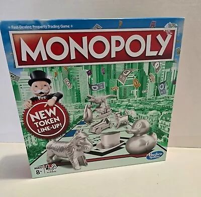 Buy Monopoly Board Game Original Hasbro Property BoardGame Complete New Token Lineup • 11.95£