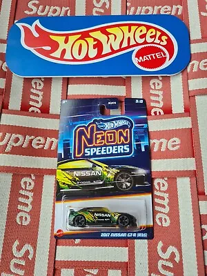 Buy Hot Wheels Neon  Speeders 2017 Nissan GT-R R35 • 6.99£