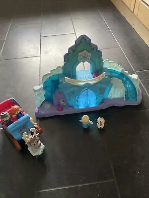 Buy Fisher-Price Little People Disney Frozen Elsa’s Musical Palace & Sleigh • 0.99£