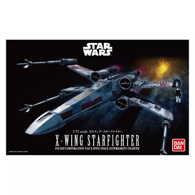 Buy Bandai Star Wars X-Wing Starfighter Plastic Model Kit 01200 Scale 1/72 • 35.10£