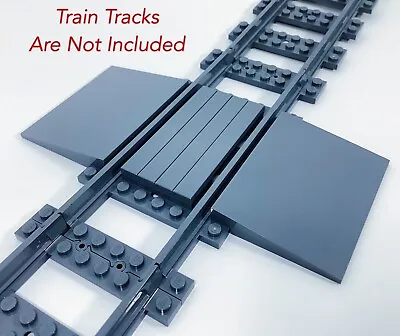 Buy ✨NEW LEGO Dark Bluish Grey Train Level Crossing Kit ~Passenger Train City/Town • 10.60£