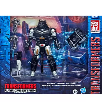 Buy Transformers War For Cybertron Covert Agent Ravage Decepticons Forever Figure • 28.99£