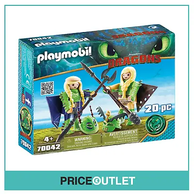 Buy Playmobil Dragons Ruffnut And Tuffnut With Flight Suit Dragons 70042 • 7.99£