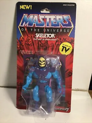 Buy Masters Of The Universe Skeletor Super 7 Mint On Card • 57£