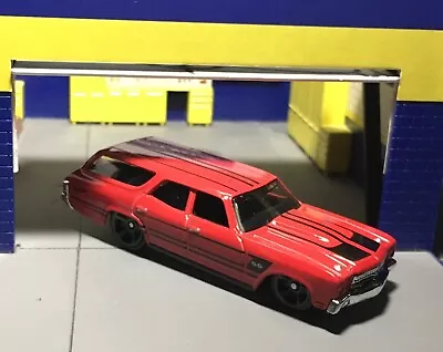Buy Hot Wheels '70 Chevelle SS Wagon Red  1:64 Diecast  Car • 2.95£
