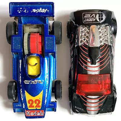 Buy Hot Wheels 1:62 Black Zotic Agent V12 (2002) & Darda Car Blue F1 Model Toy Cars • 4.99£