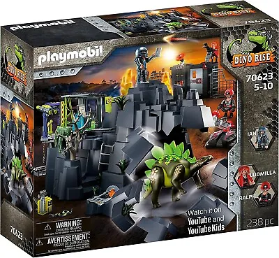 Buy Playmobil 70623 Dino Rise Crystal Mine  Set RRP £149.99 New Sealed Box 238 Piece • 72.59£