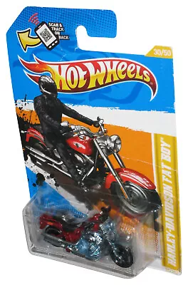 Buy Hot Wheels 2012 New Models 30/50 Harley-Davidson Fat Boy Bike Motorcycle Toy 30 • 19.13£