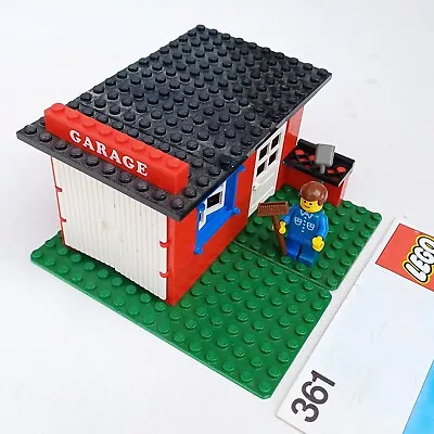 Buy LEGO Vintage Classic Town 361 Garage 100% Complete  Instruction Manual • 19.95£