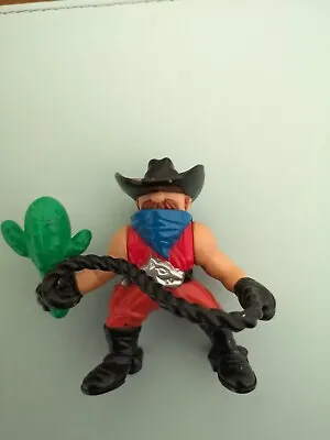 Buy Vintage Fisher Price Great Adventures Western Town Cowboy With Whip And Cactus  • 3£