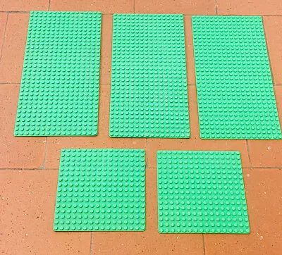 Buy LEGO 16x32 Green Thin Plate Baseplates Part 3857 Vintage 16x16 Castle Base • 18.99£
