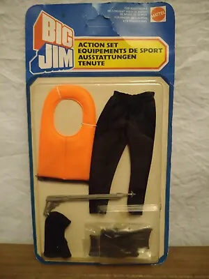 Buy Big Jim Action Set Suit Sport Equipment 7156-0710 Frogman New Vintage Mattel1983 • 35£