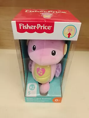 Buy Fisher Price DGH83 Soothe & Glow Seahorse, Pink, Light & Sound To Help Sleep • 17.97£