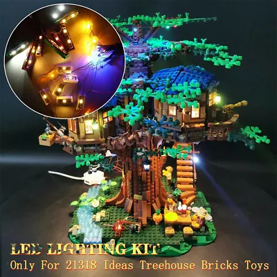 Buy LED Light Lighting Kits ONLY For Lego 21318 Ideas Treehouse Building Bricks UK • 21.69£