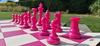 Buy Barbie Pink Chess Set; With Board, Pieces And Carry Bag Of Tournament Quality  • 39.99£