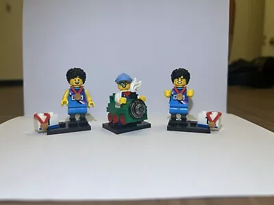 Buy Lego Minifigures Series 25, 2 X Paralympian, 1 X Train Costume Boy • 4£