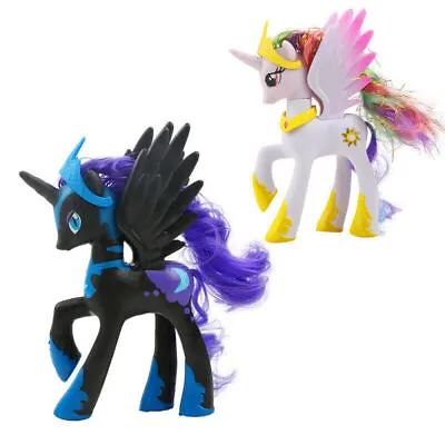 Buy PVC Horses Princess Luna Nightmare Night My Little Pony Cartoon Figure Toys 14cm • 5.80£