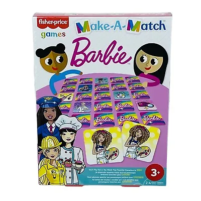 Buy Barbie Memory Game Fisher Price Make-A-Match Game NEW SEALED • 13.35£