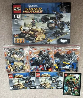Buy LEGO DC Comics Super Heroes: The Bat Vs. Bane: Tumbler Chase (76001) *COMPLETE* • 35£
