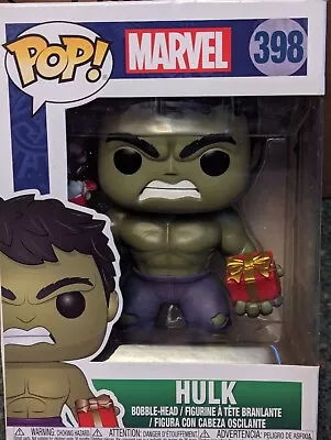 Buy Funko POP Marvel Figure : Marvel #398 Hulk Holiday • 5£