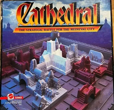 Buy 1986 Mattel Cathedral Board Game Strategic Battle For The Medieval City Complete • 49.99£