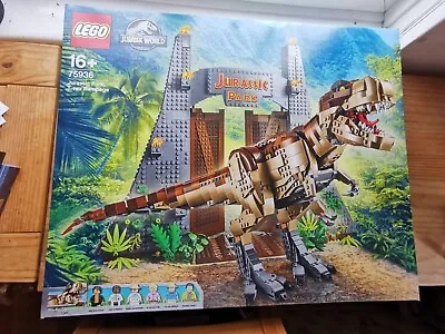 Buy LEGO 75936 - Jurassic World T. Rex Rampage Jurassic Park - New & Sealed • 265£