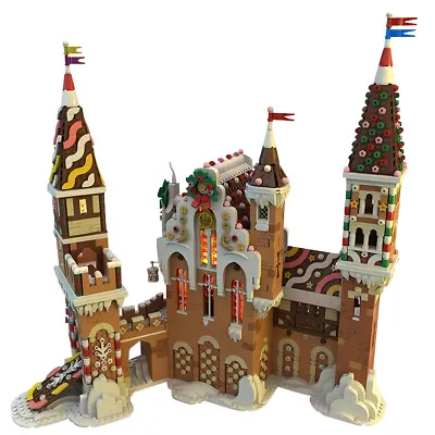 Buy Gingerbread Castle Modular Buillding Blocks Set MOC Bricks Toys Collectibles Kit • 214.99£
