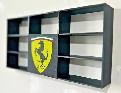 Buy FERRARI Hot Wheels 1:64 7-16 Car Matchbox Wall Display Shelf Toy Storage • 16.95£