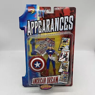 Buy 1999 Toybiz Toy Biz Marvel 1st First Appearences American Dream Captain America  • 24.99£