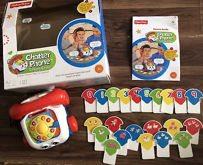 Buy Fisher-Price Chatter Phone Talking Game Toddler Learning Rare Boxed Counting • 9.50£