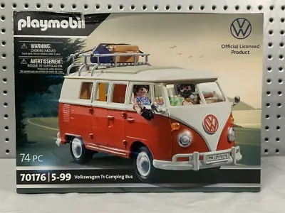 Buy Playmobil Volkswagen T1 Camping Bus 70176 NEW • 37.99£