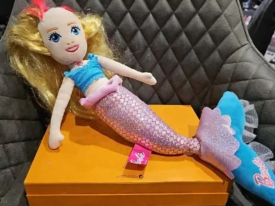 Buy Barbie Mermaid Soft Toy Plush Doll Bad Hair  • 3.99£