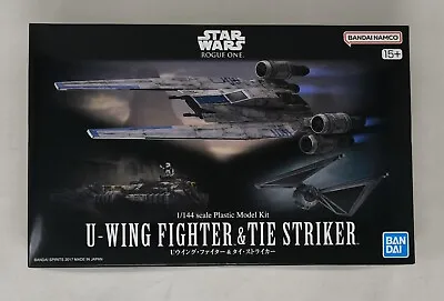 Buy Bandai Star Wars Rogue One 1:144 U-wing Fighter&tie Striker Plastic Model Kit • 59.76£