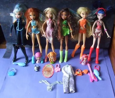 Buy Mattel Season 2 Winx Club Dolls Lot Of 6 • 213.65£