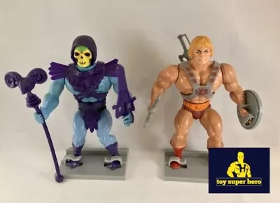 Buy X 10 Pack Motu He Man Masters Of The Universe Display Stand Super7 Figures • 25.99£