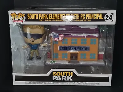 Buy Funko Pop! Town - South Park Elementary School With PC Principal Vinyl Figure • 39.95£