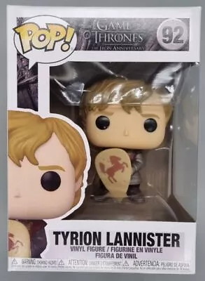 Buy Funko POP #92 Tyrion Lannister (w/ Shield) Game Of Thrones - With POP Protector • 13.49£