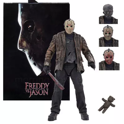 Buy NECA Freddy Vs Jason Ultimate Jason Voorhees 7  Action Figure Model Play Set • 47.51£